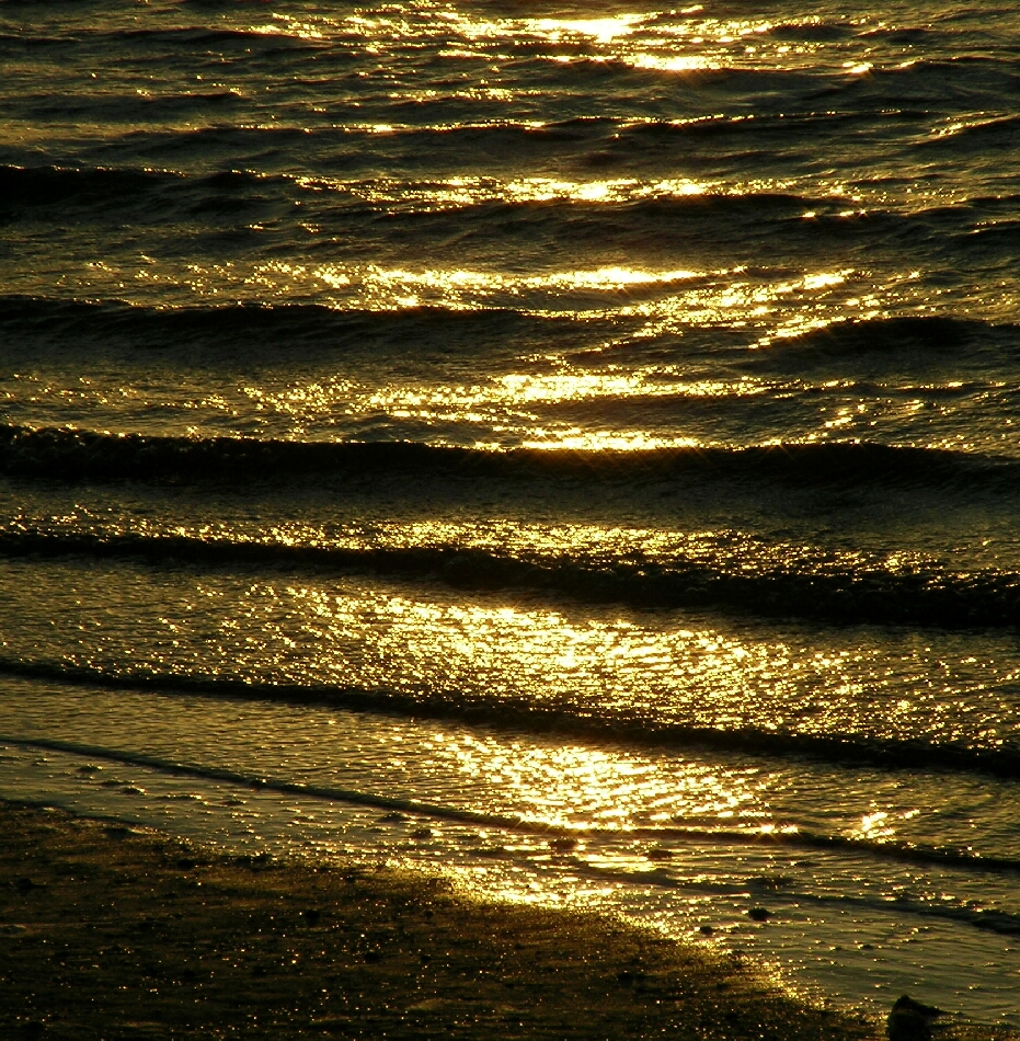 ... Sonnenuntergang am Meer ... ein Goldenes Elixier ...