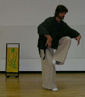 Bilder aus den Tigerformen des Wuxing Gong der Shaolin-Schule