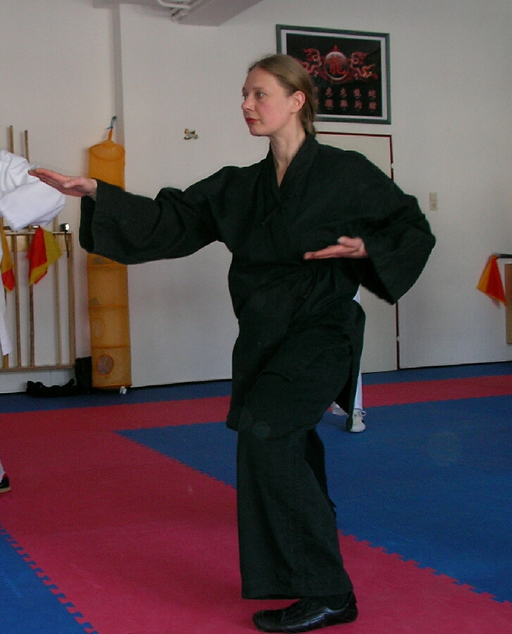Anja. eine Qigong-Übung des Wuxinggong - das Spiel der 5 Tiere - die Schlange