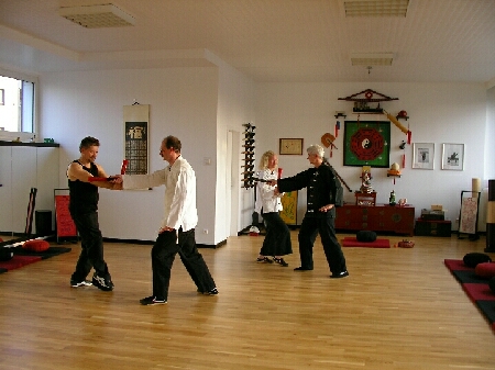F�cherform im Tai-Chi