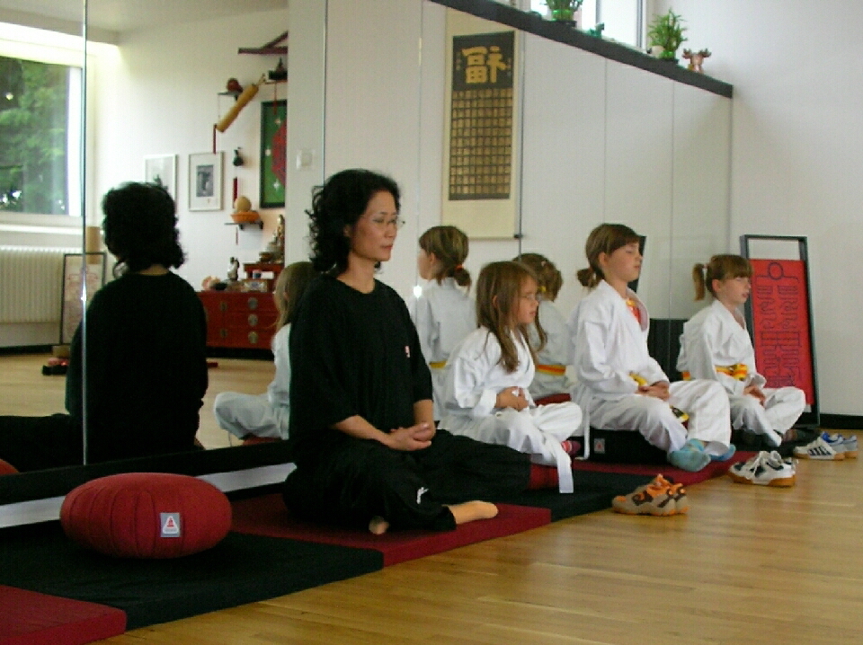 Konzentrations-Schule im Kinder Kung-Fu