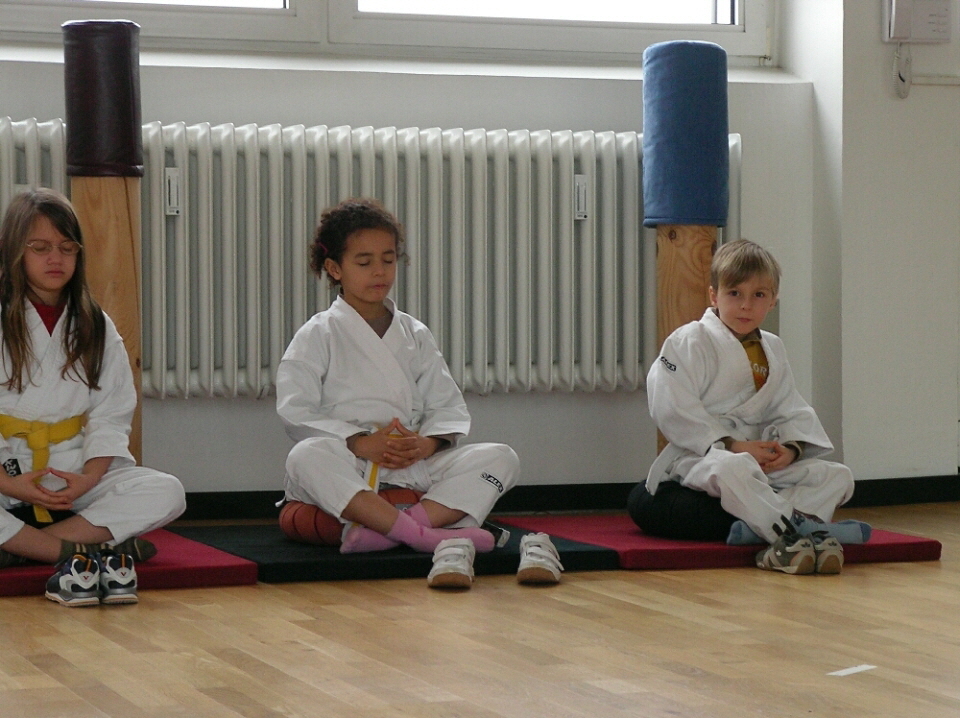 Konzentrations-Schule im Kinder Kung-Fu