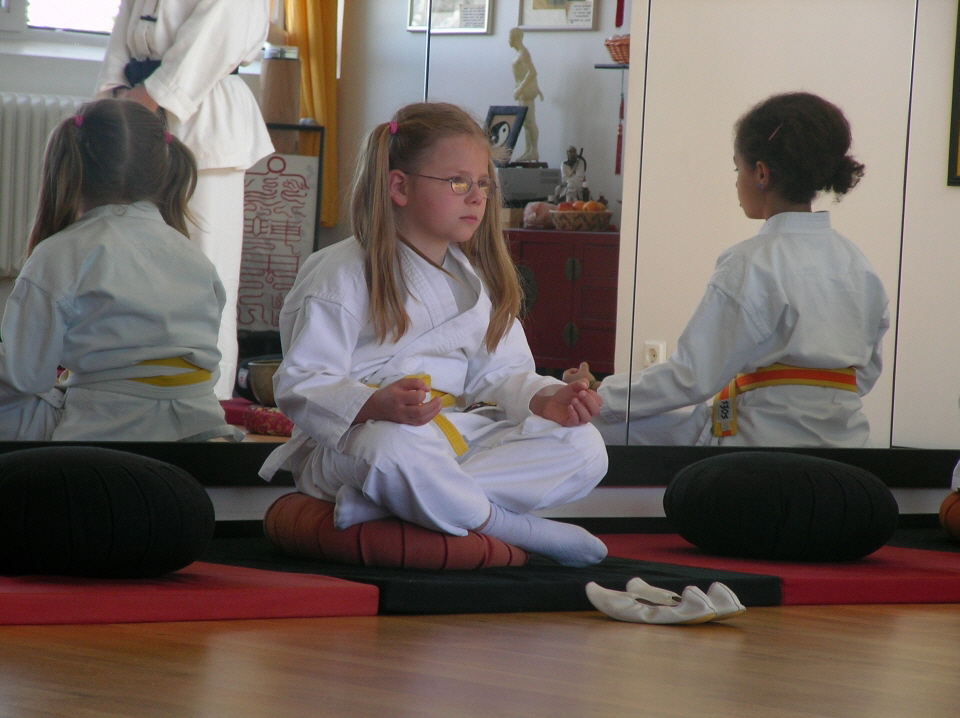 Konzentrations-Schule im Kinder Kung-Fu
