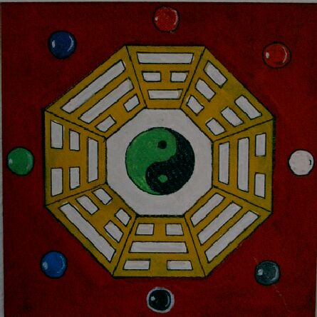 Pa-Kua [bagua], die 8 nat�rlichen Grund-Zeichen des Wandlungsbuches I-Ging ....