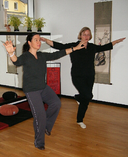 Qigong Yangsheng, das Spiel des Kranichs mit Anne Bolten im Tao-Chi Duisburg